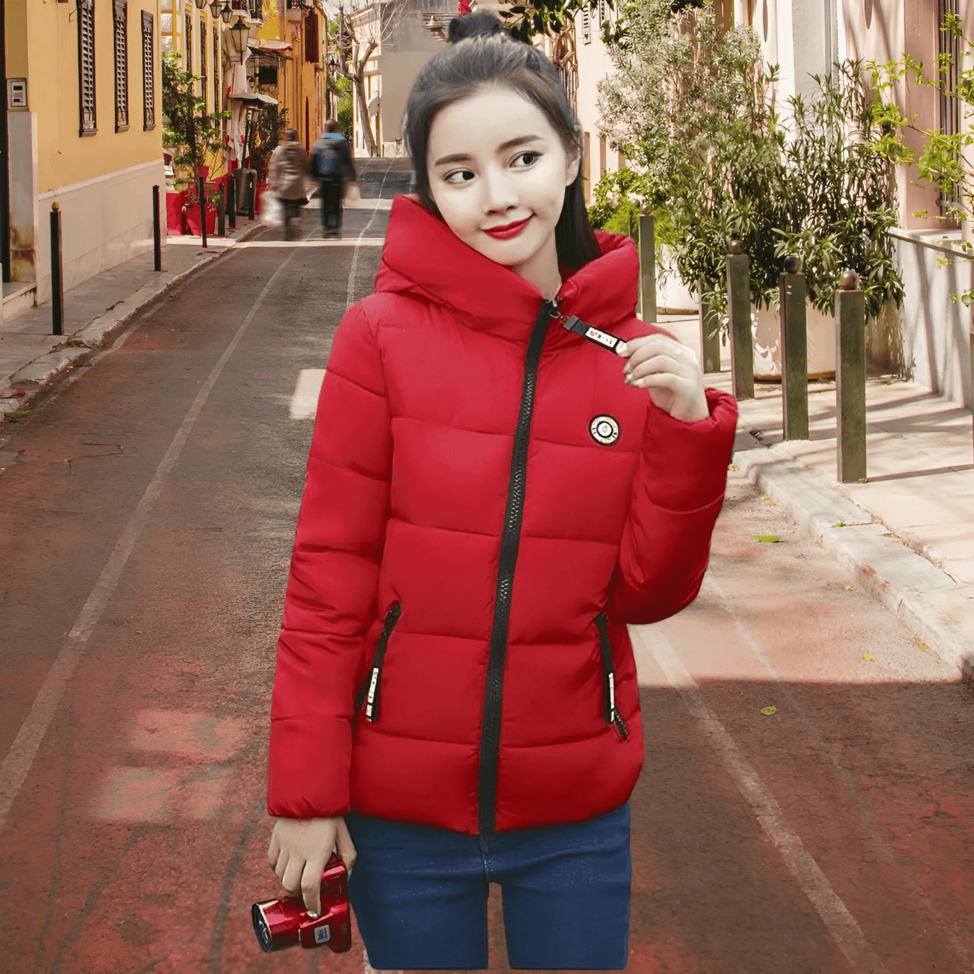 Kuscheliger Damen-Parka mit Kapuze und praktischen Reißverschlusstaschen | Berca