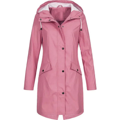 Heidi-Mode | Outdoor Lange Wasserdichte Jacke