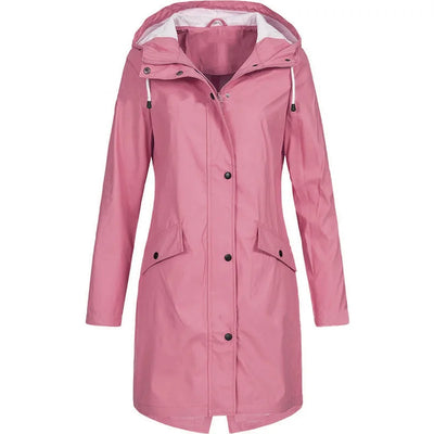 Heidi-Mode | Outdoor Lange Wasserdichte Jacke