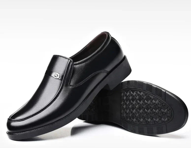 Derbies für Herren - Moderne schwarze Oxford Business Schuhe