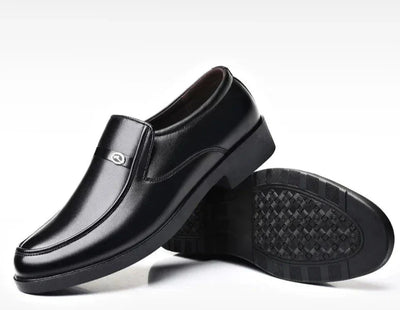 Derbies für Herren - Moderne schwarze Oxford Business Schuhe