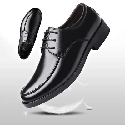 Derbies für Herren - Moderne schwarze Oxford Business Schuhe