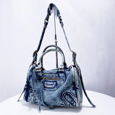 Everly Denim Crossbody Tasche