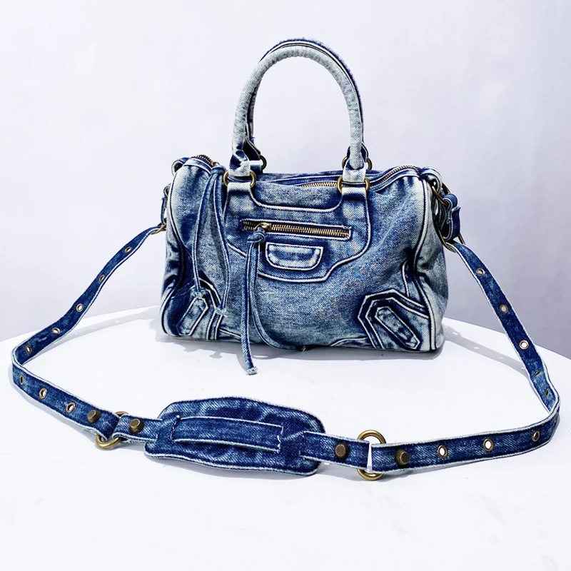 Everly Denim Crossbody Tasche
