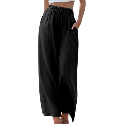 Adeline | Bequeme Baumwoll-Leinenhose mit Eleganz