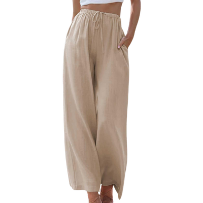 Adeline | Bequeme Baumwoll-Leinenhose mit Eleganz