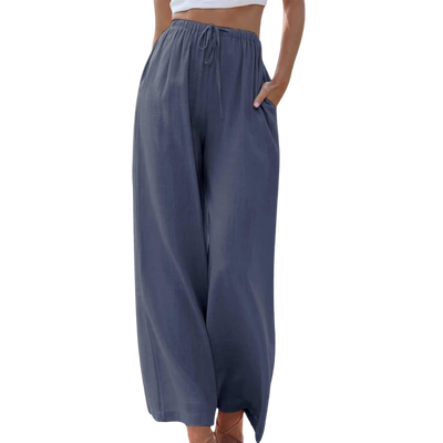 Adeline | Bequeme Baumwoll-Leinenhose mit Eleganz