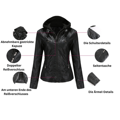 Ingrid | Neue stylische Lederjacke