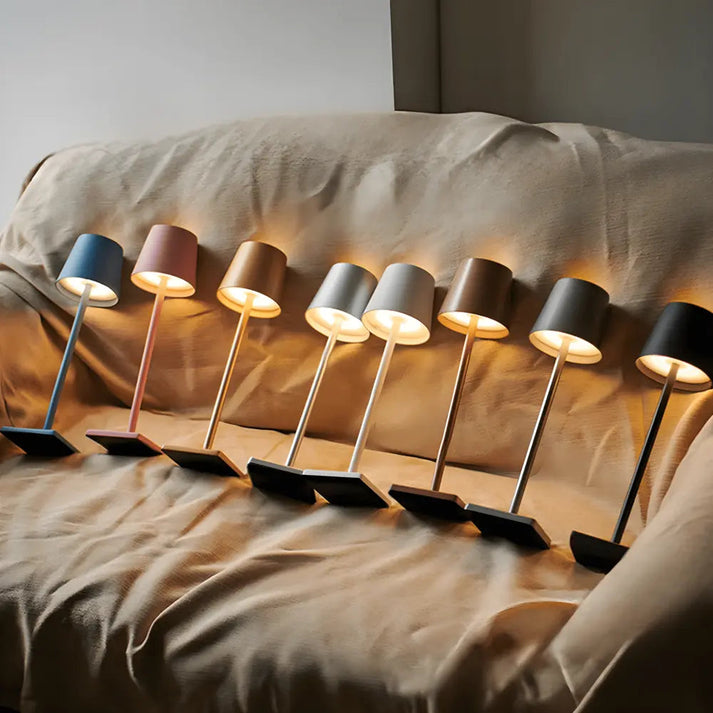 Lumina Light | Multifunktionale drahtlose, wiederaufladbare Tischlampe für stimmungsvolle Beleuchtung