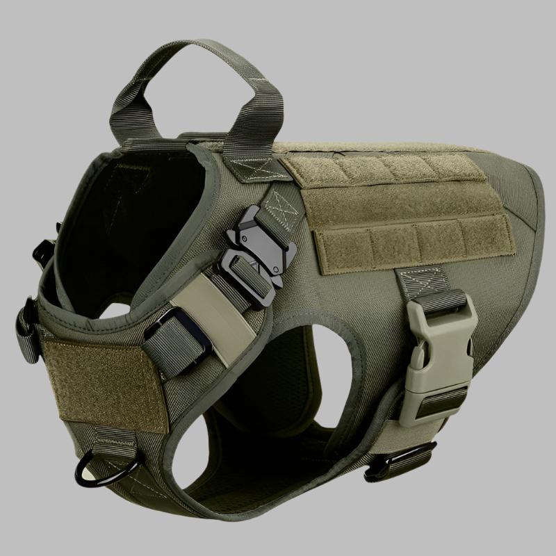 K9T Militärgeschirr für große Hunde | Strapazierfähiges und komfortables Geschirr für aktive Hunde