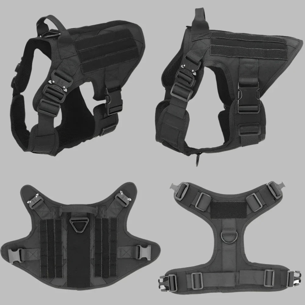 K9T Militärgeschirr für große Hunde | Strapazierfähiges und komfortables Geschirr für aktive Hunde