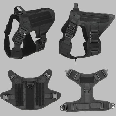 K9T Militärgeschirr für große Hunde | Strapazierfähiges und komfortables Geschirr für aktive Hunde