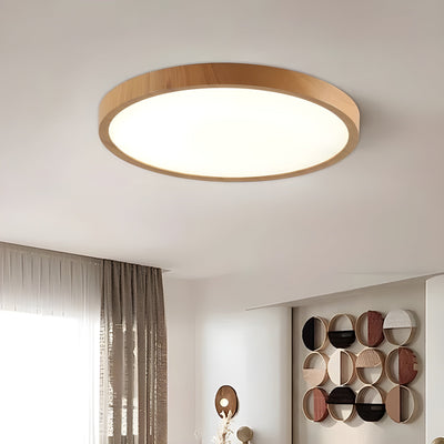 Ultraflache LED Deckenleuchte – Runde Deckenlampe für Wohnzimmer & Schlafzimmer