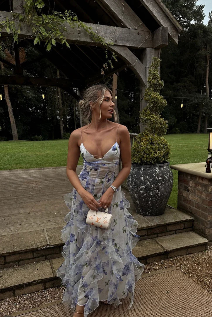 Mikayla – Elegantes Kleid Mit Rüschen