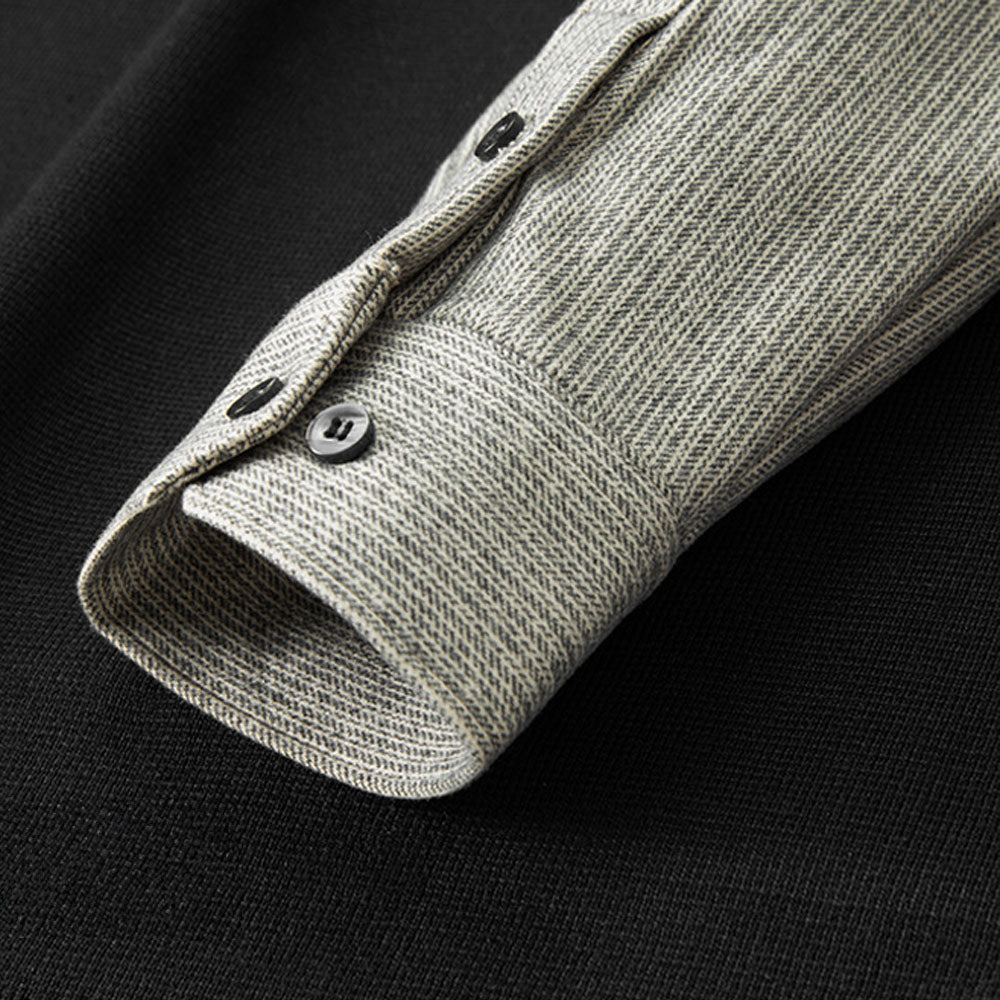 Edgar | Zweifarbiges Hemd aus hochwertiger Wolle