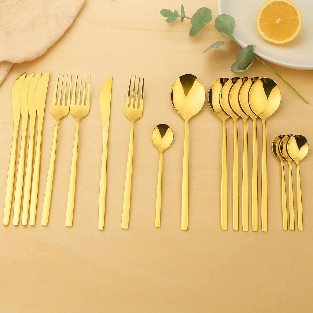 Edric | 24-teiliges Edelstahl-Servierset