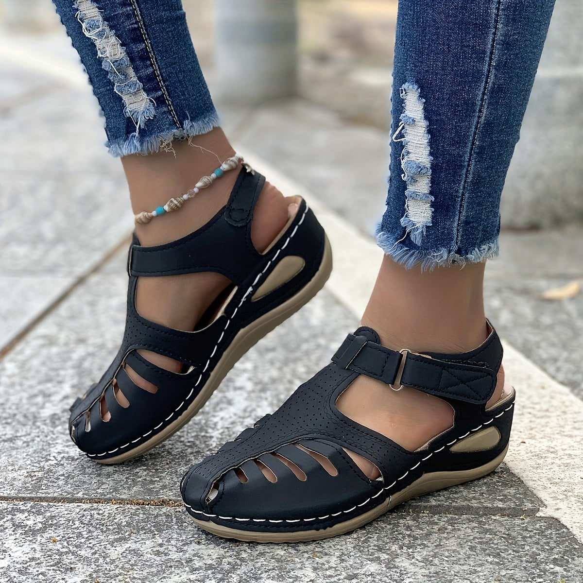 ElegantaStep™ – Elegante Geschlossene Damen Sandalen