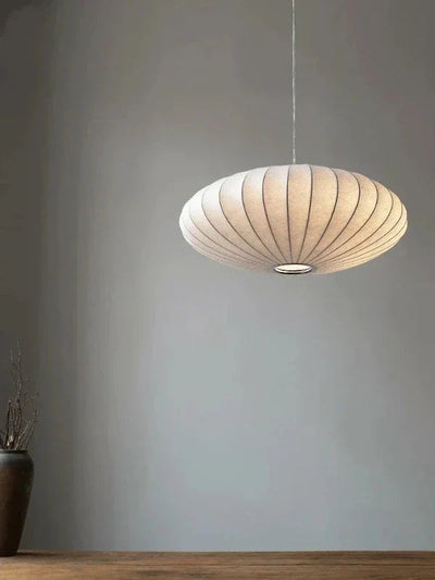 Elegante Pendelleuchte mit Seidenschirmen und Kristallakzenten – Hängelampe für Esstisch und Wohnzimmer, 30/40/50 cm