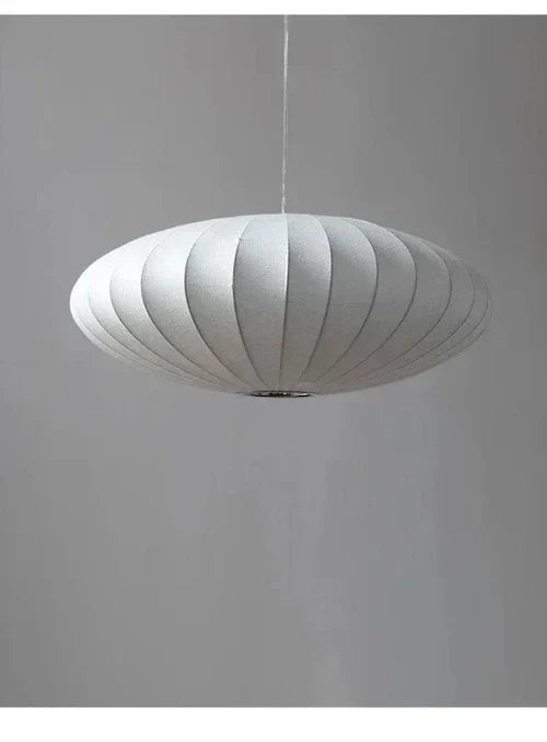 Elegante Pendelleuchte mit Seidenschirmen und Kristallakzenten – Hängelampe für Esstisch und Wohnzimmer, 30/40/50 cm