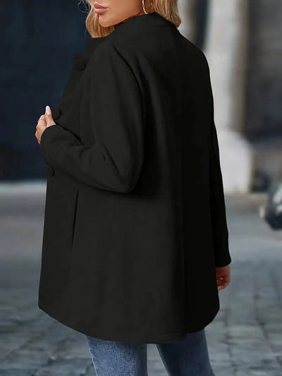 Eleganter Damen Wintermantel mit Knopfverschluss – warme Mäntel für kalte Tage