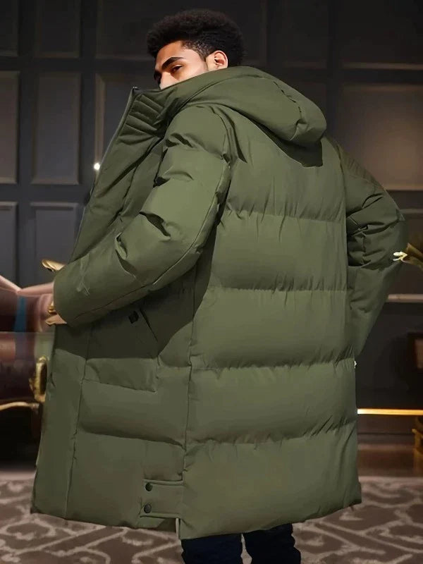 Eleganter Herrenparka – warm und stilvoll für Wintertage – feine Wattierung