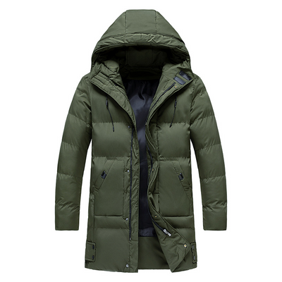 Eleganter Herrenparka – warm und stilvoll für Wintertage – feine Wattierung