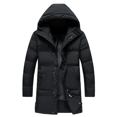 Eleganter Herrenparka – warm und stilvoll für Wintertage – feine Wattierung