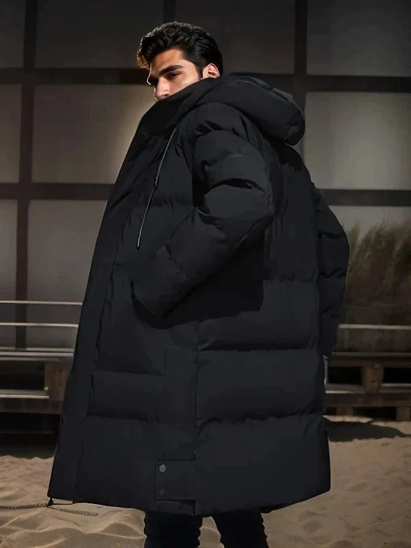 Eleganter Herrenparka – warm und stilvoll für Wintertage – feine Wattierung