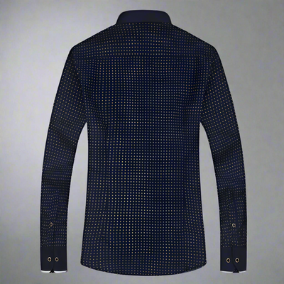 Herren Musterhemd – Antonio Hemd mit Kontrastdetails für Büro & Alltag