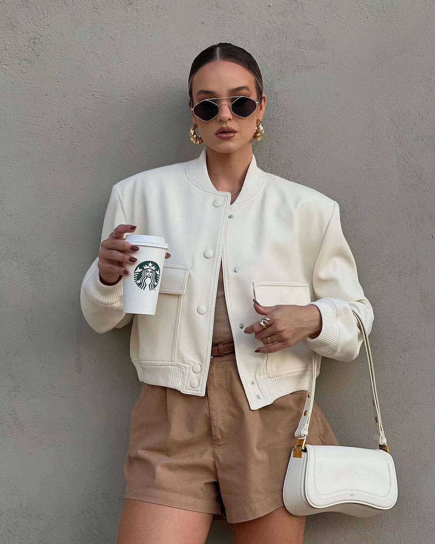 Scarlett | Damen Oversized Bomberjacke