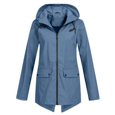 Modisch Damen Regenjacke | Mit Kapuze