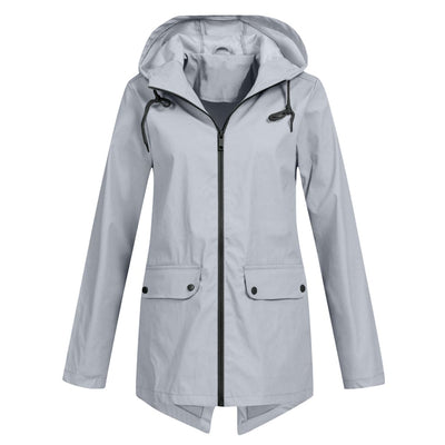 Modisch Damen Regenjacke | Mit Kapuze