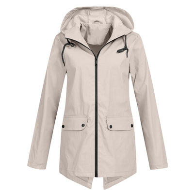 Modisch Damen Regenjacke | Mit Kapuze
