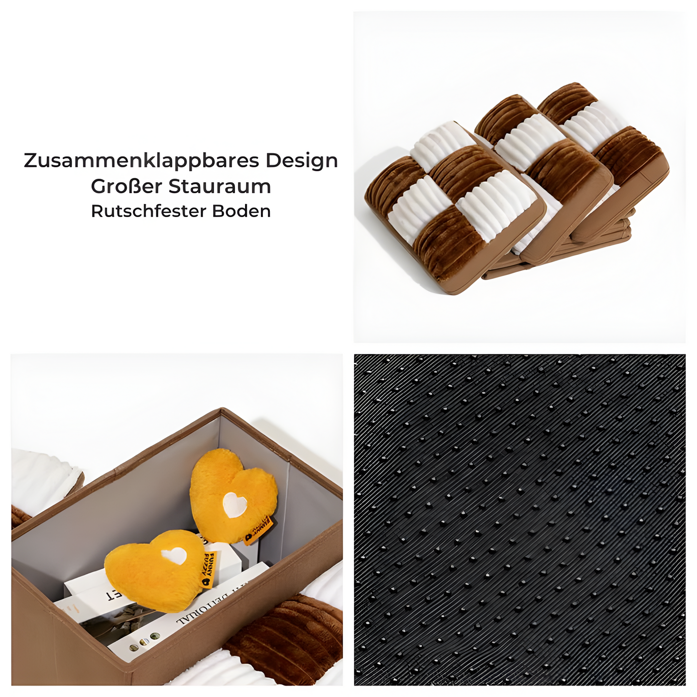 FetchFold Hundetreppe – Handgefertigte Hundetreppe mit Stauraum