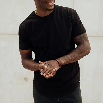 Herren T-shirt - Basic Rundhals T-shirt Für Sommer