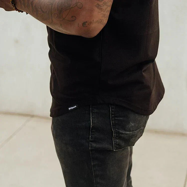 Herren T-shirt - Basic Rundhals T-shirt Für Sommer