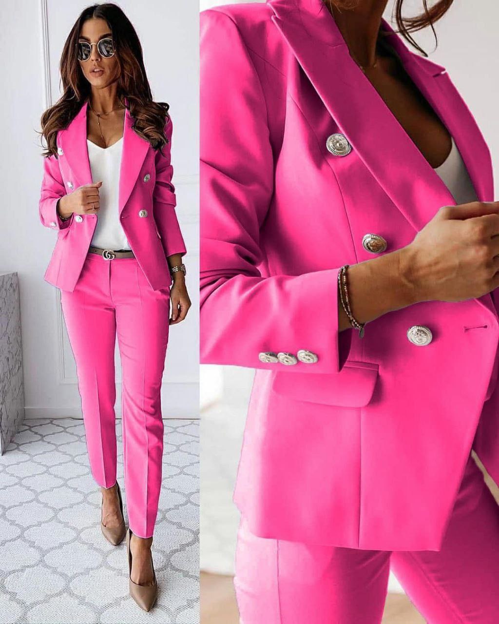 Heidi-Mode | Stilvolles Business-Set - Blazer+Hose