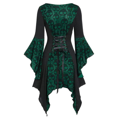 Renaissance Gothic Witch Dress Medieval Vampire Costume