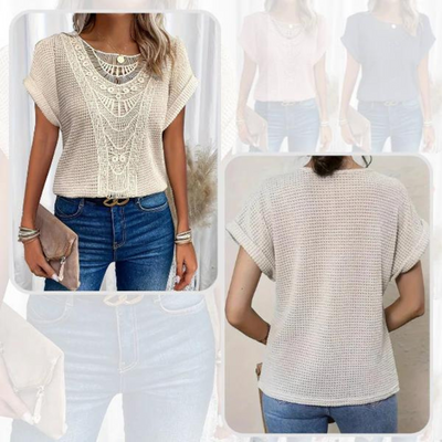 Heidi-Mode | Elegantes Schickes Spitzen Top