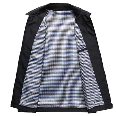 Übergangsjacke für Herren - Modernes Sommerjacke mit Reißverschluss