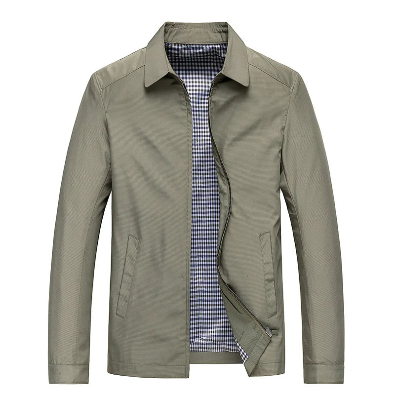 Übergangsjacke für Herren - Modernes Sommerjacke mit Reißverschluss