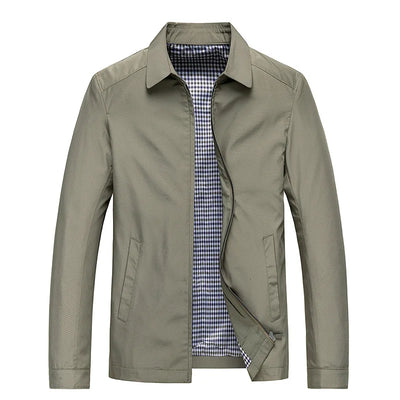 Übergangsjacke für Herren - Modernes Sommerjacke mit Reißverschluss