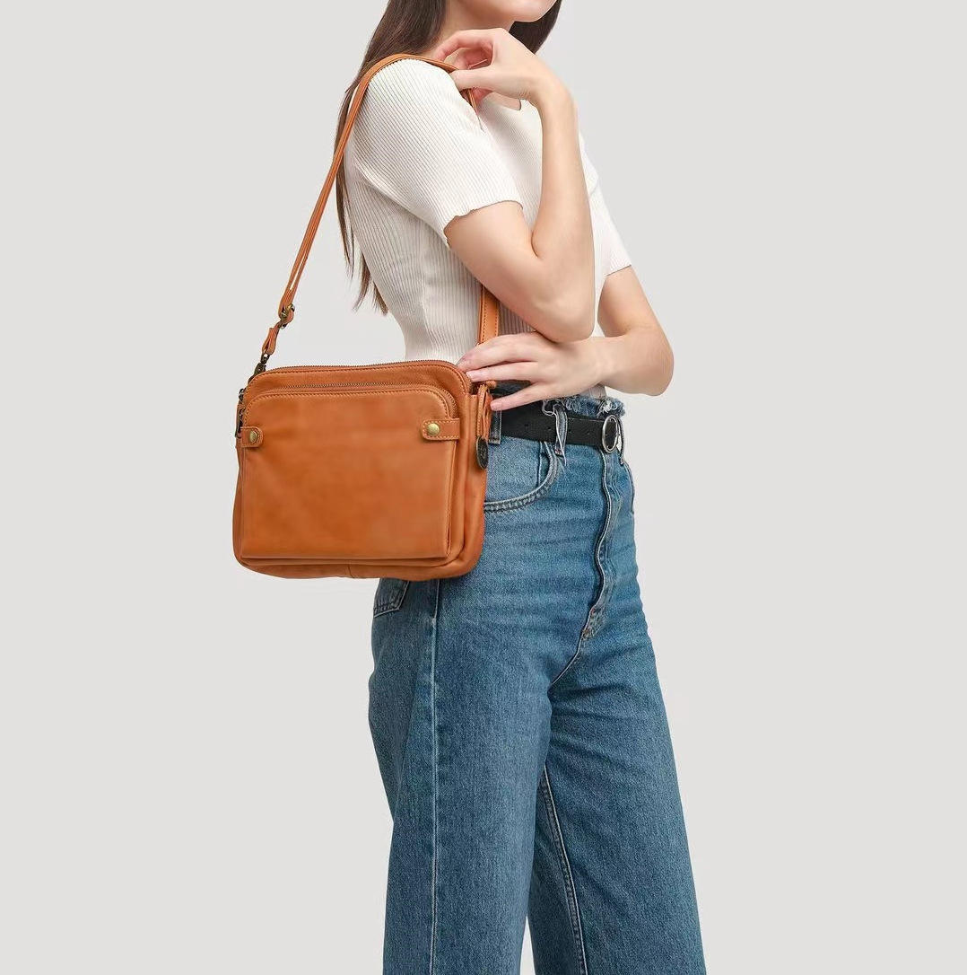 Jacqueline Eleganz | Hochwertige Vegane Leder Crossbody Tasche für Damen
