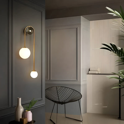 LuminSphere Light - Nordische Nachttisch-Glaskugel-Wandleuchte