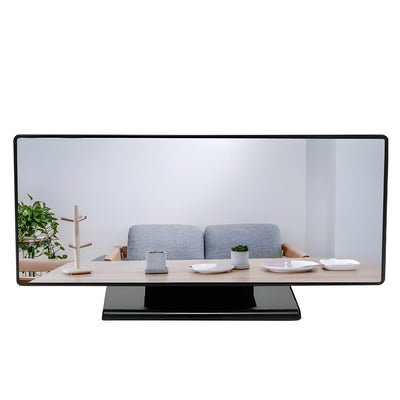 CurvaGlow Uhr - Moderne LED Kurven Wecker Uhr