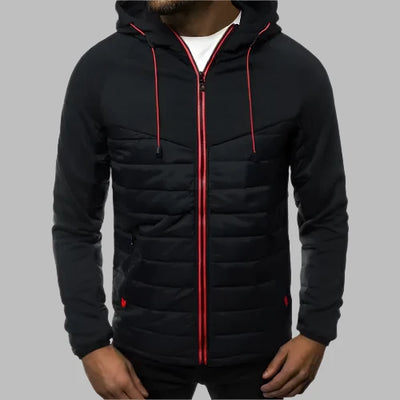 Hoodie für Herren - Sportliche Strickjacke mit Kapuze und Reißverschluss