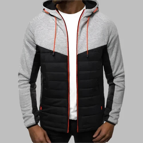 Hoodie für Herren - Sportliche Strickjacke mit Kapuze und Reißverschluss