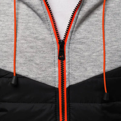 Hoodie für Herren - Sportliche Strickjacke mit Kapuze und Reißverschluss