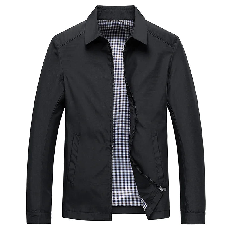 Übergangsjacke für Herren - Modernes Sommerjacke mit Reißverschluss