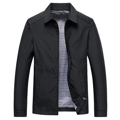 Übergangsjacke für Herren - Modernes Sommerjacke mit Reißverschluss